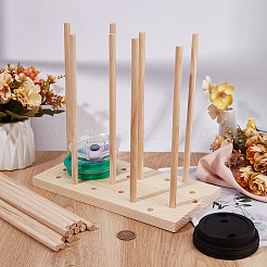 Wood Adjustable Cup Lid Holder&nbsp;ODIS-WH0030-142