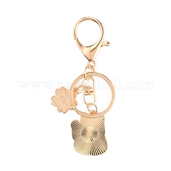 Chinese Style Alloy Enamel Keychains&nbsp;KEYC-WH0027-42A
