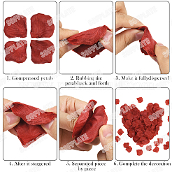 100G Satin Artificial Rose Petals&nbsp;DIY-SP0005-68A