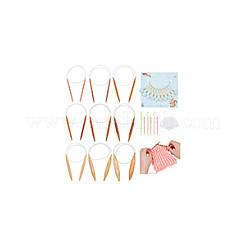 9Pcs Bamboo Circular Knitting Needles&nbsp;DIY-NB0010-86