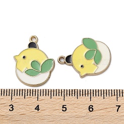 Alloy Enamel Pendants&nbsp;FIND-O003-03G