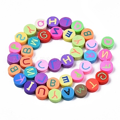 Handmade Polymer Clay Bead Strands&nbsp;CLAY-SZ0001-89