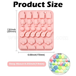 2Pcs Basketball Themed Silicone Fondant Molds&nbsp;ST-CJ0043-024
