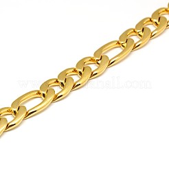 Fashionable 304 Stainless Steel Figaro Chain Necklaces for Men&nbsp;STAS-A028-N018G