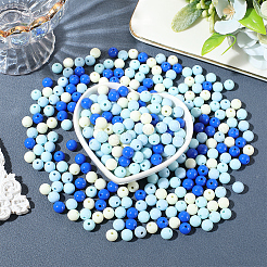 Opaque Acrylic Beads&nbsp;SACR-PA0001-04B-04