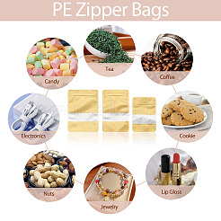 18Pcs 3 Styles PE Resealable Bags with Window&nbsp;OPP-TAD0001-01A