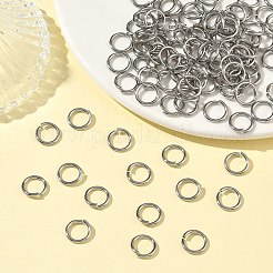 Non-Tarnish 304 Stainless Steel Open Jump Rings&nbsp;X-STAS-R065-38