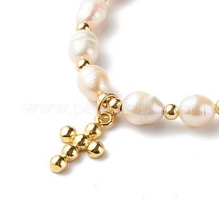 Adjustable Natural Pearl Beads Slider Bracelets&nbsp;BJEW-JB06531-02