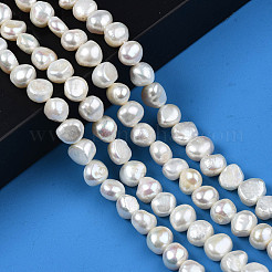 Natural Cultured Freshwater Pearl Beads Strands&nbsp;X-PEAR-N014-08A