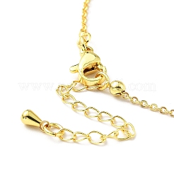 Synthetic Crystal Teardrop Pendant Necklace&nbsp;LS-NJEW-G016-03C