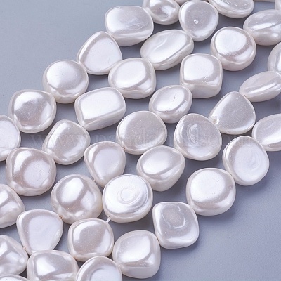 Shell Pearl Beads Strands&nbsp;BSHE-P030-02E-1