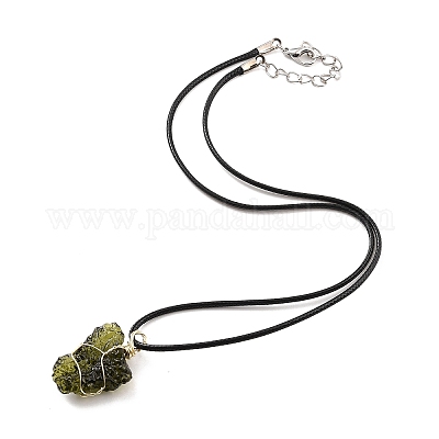 Mens moldavite necklace hot sale