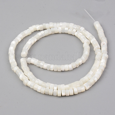 Natural Trochid Shell/Trochus Shell Beads Strands&nbsp;SHEL-R049-024-1