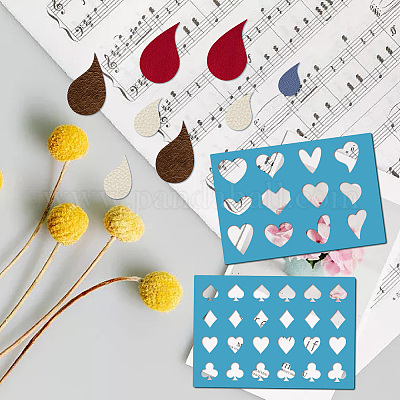 Acrylic Earring Handwork Template&nbsp;DIY-WH0359-022-1