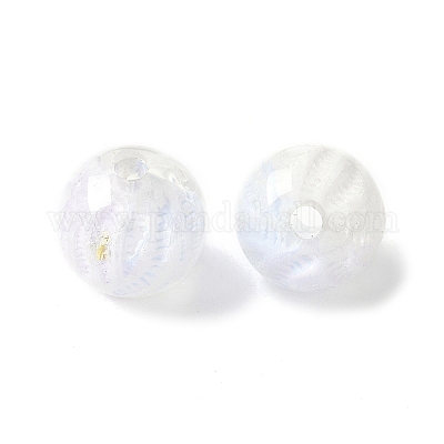 Two Tone Transparent Acrylic Beads&nbsp;OACR-D304-02F-1