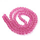 Baking Paint Transparent Glass Bead Strands&nbsp;GLAA-S031-8mm-35-2