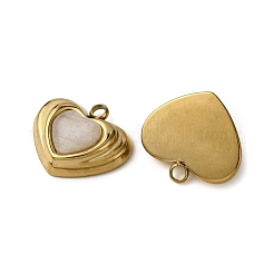 304 Stainless Steel Cat Eye Pendants&nbsp;STAS-P406-05G