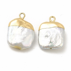 Baroque Natural Keshi Pearl Pendants&nbsp;PEAR-P004-18KCG