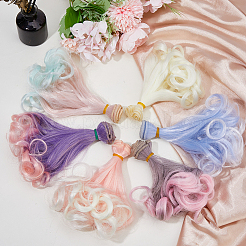 6Pcs 6 Colors Artificial Wool Doll Wig Hair&nbsp;DIY-HS0002-55A