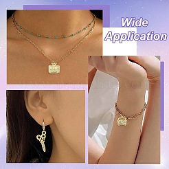 10Pcs 5 Styles Brass Micro Pave Clear Cubic Zirconia Pendants&nbsp;KK-CJ0004-26G
