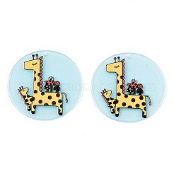 Translucent Cellulose Acetate(Resin) Pendants&nbsp;KY-T040-22