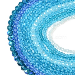 Electroplate Glass Beads Strands&nbsp;EGLA-FS0001-42A
