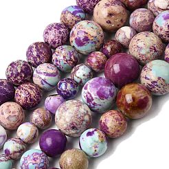 Natural Imperial Jasper Graduated Beads Strands&nbsp;G-A323-C03-01A