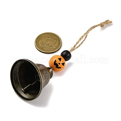 Halloween Iron Bell Hanging Ornaments&nbsp;HJEW-JM02437