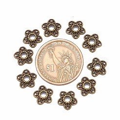 Tibetan Style Alloy Bead Caps&nbsp;LS-K0P34071