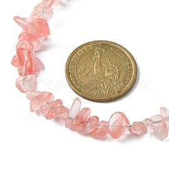 Natural Mixed Gemstone Chips Beaded with Stainless steel Necklace&nbsp;NJEW-JN04422