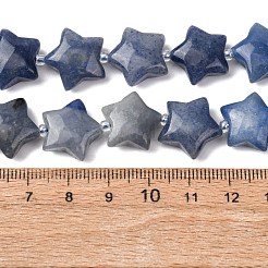 Natural Blue Aventurine(Dyed & Heated) Beads Strands&nbsp;G-K359-E02