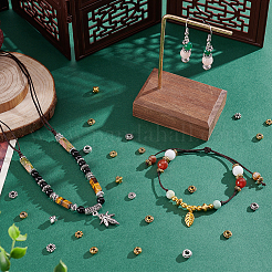 240Pcs 12 Styles Zinc Alloy Spacer Beads&nbsp;FIND-PH0025-50