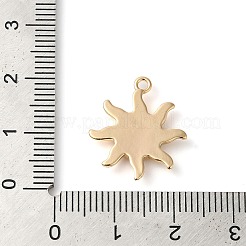Brass with Glass Pendants&nbsp;KK-G503-40G-01