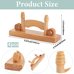 Wood Display Stands&nbsp;AJEW-WH20048-93A