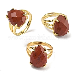 Brass Cuff Open Rings&nbsp;RJEW-D347-04G