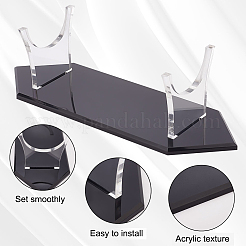 Acrylic Sword Display Easel Stand Holders&nbsp;ODIS-WH0025-146
