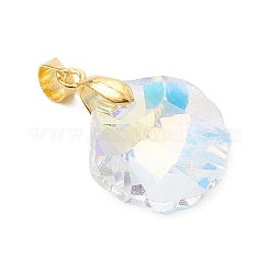 Brass Glass Pendants&nbsp;PALLOY-JF05023