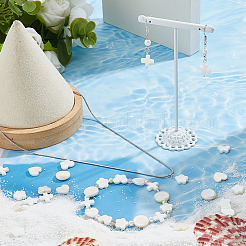 70Pcs 5 Styles Natural White Shell Beads Sets&nbsp;BSHE-FH0001-03