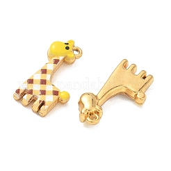 Printed 304 Stainless Steel Enamel Pendants&nbsp;STAS-Q119-22G-05
