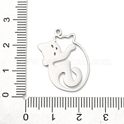 Non-Tarnish 304 Stainless Steel Pendants&nbsp;STAS-K287-03P