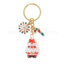 304 Stainless Steel Glass Keychains&nbsp;KEYC-MZ00053