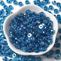 Transparent Colours Luster Glass Seed Beads&nbsp;SEED-E001-T3x6mm-A01