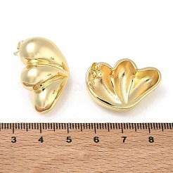 Brass Stud Earrings for Women&nbsp;KK-CBAD851-38G