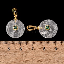 Natural Quartz Crystal Pendants&nbsp;G-P628-03G-10