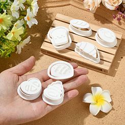7 Pcs 7 Styles Toast Biscuit Polymer Clay Cutters Kit&nbsp;ST-CJ0043-096