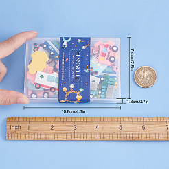 28Pcs 7 Style Resin Pendants&nbsp;FIND-SC0002-80
