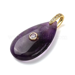 Natural Amethyst Pendants&nbsp;G-B188-01G-07