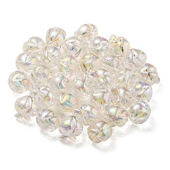 UV Plating Rainbow Iridescent Acrylic Beads&nbsp;OACR-F004-02G