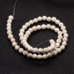 Natural Magnesite Beads Strands&nbsp;TURQ-L017-3mm-02A