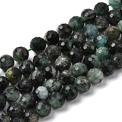 Natural Emerald Beads Strands&nbsp;G-G294-D01-6mm